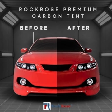 RockRose Charcoal Carbon Window Tint 5% VLT 100FT