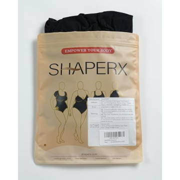 SHAPERX Women's Low Back Tummy Control Bodysuit