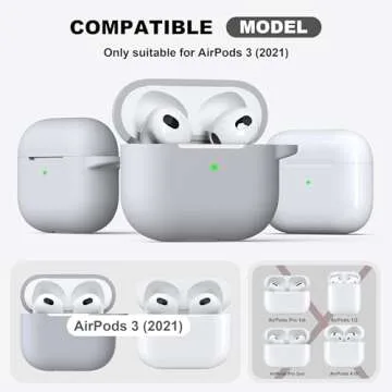 Stylish R-fun Silicone Case for AirPods 3 2021