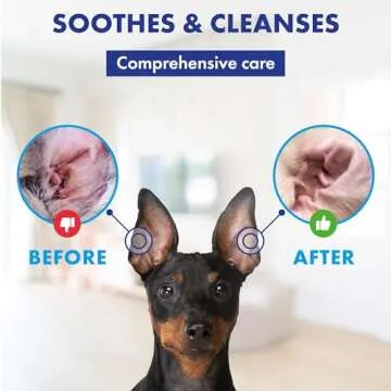 Oticbliss Medicated Dog Ear Cleaner - Gentle Formula for Pets