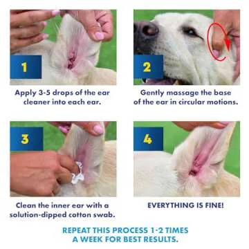 Oticbliss Medicated Dog Ear Cleaner - Gentle Formula for Pets