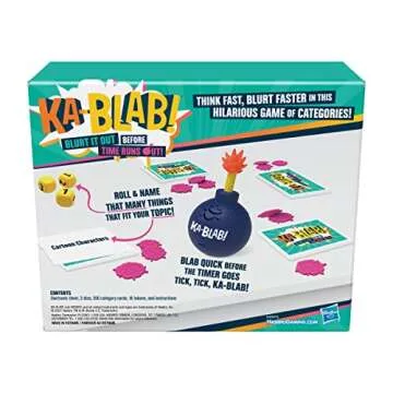 Exciting Hasbro Ka-Blab! Game for Fun Family Nights & Parties
