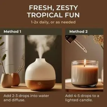 Gya Labs 100% Pure Lemongrass Essential Oil - Refreshing Scent