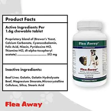 Flea Away Natural Flea Control for Dogs and Cats, 2 Pack