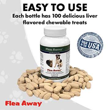 Flea Away Natural Flea Control for Dogs and Cats, 2 Pack
