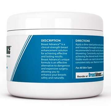 Breast Advance Natural Enhancement Lift Cream 4oz