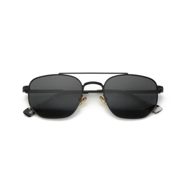 ZENOTTIC Retro Hexagon Aviator Polarized Sunglasses for All
