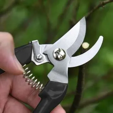 Garden Scissors for Plant, Tip Pruning Shears for Cutting Flowers, Trimming Plants, Bonsai and Fruit...