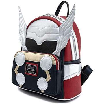 Loungefly Marvel Thor Classic Cosplay Womens Double Strap Shoulder Bag Purse