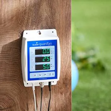 Bluelab Guardian Monitor for pH, Temperature, Conductivity (EC/TDS/PPM) in Water, Easy Calibration, Digital Nutrient Meter for Hydroponics (MONGUA)