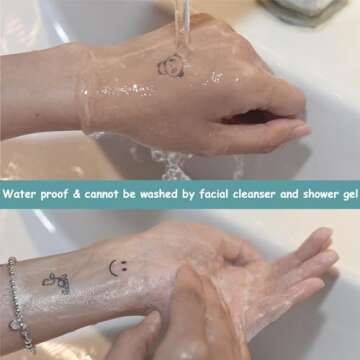 OohFaice Realistic Temporary Tattoos for Women & Girls