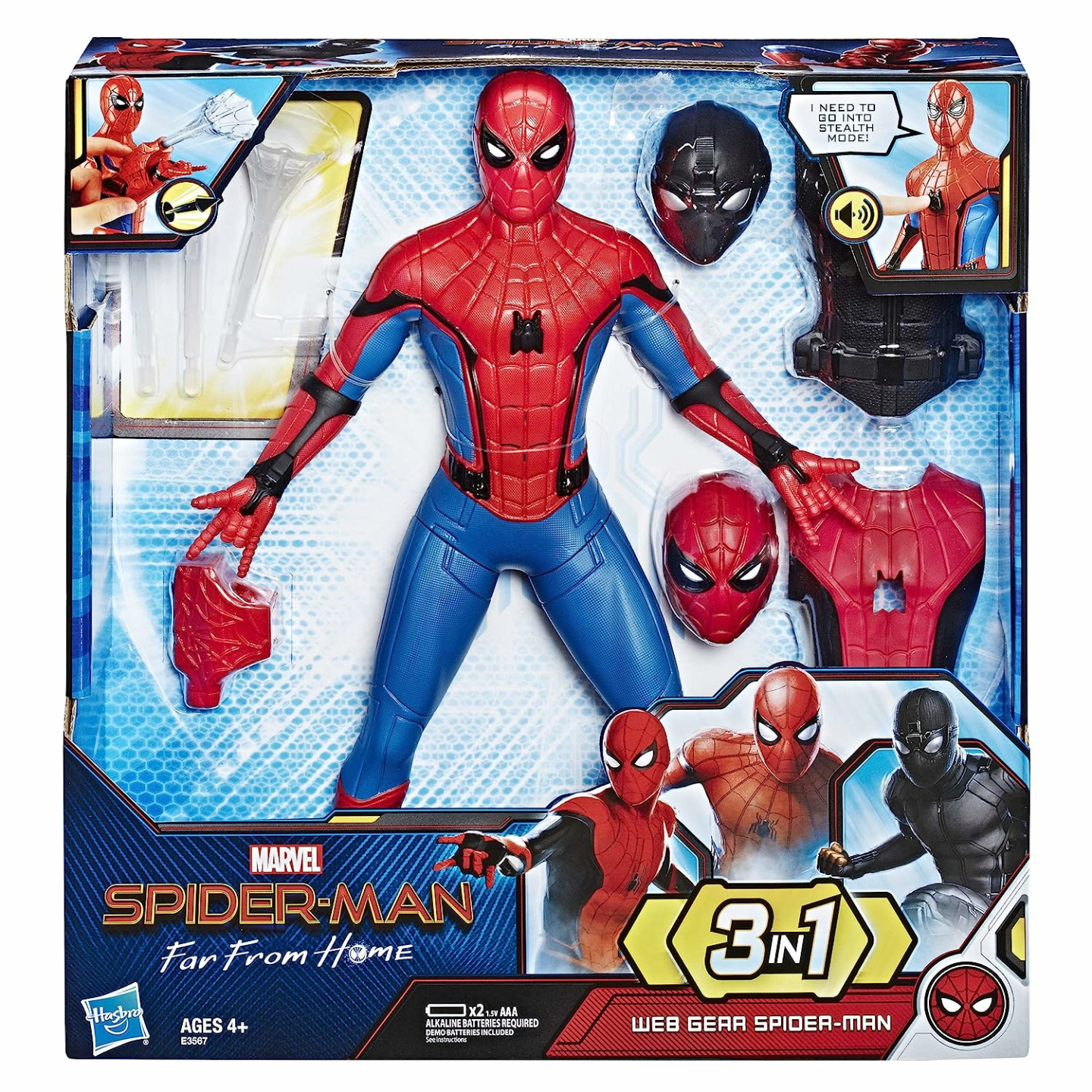 Deluxe Spider-Man Action Figure with Sound FX