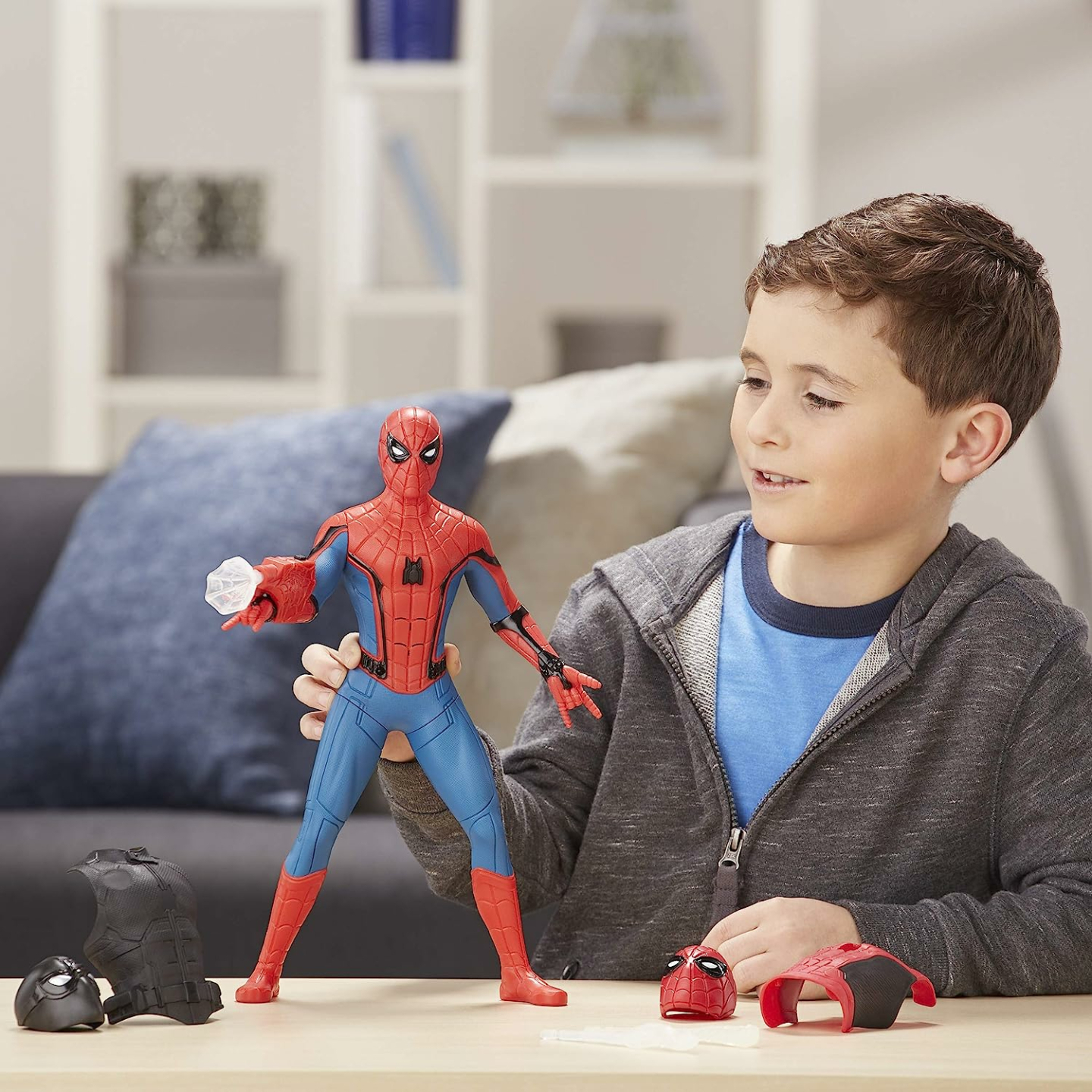 Deluxe Spider-Man Action Figure with Sound FX