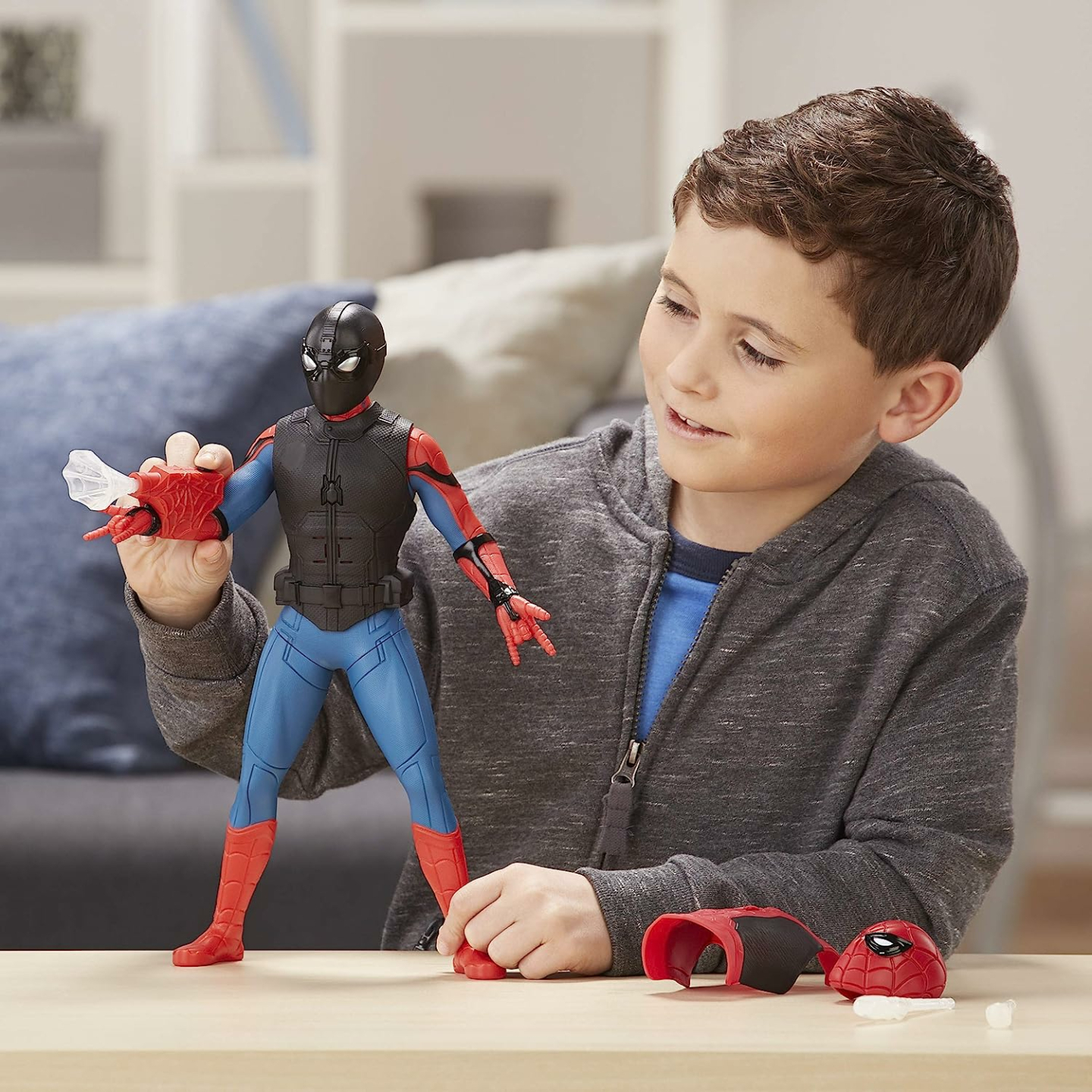 Deluxe Spider-Man Action Figure with Sound FX