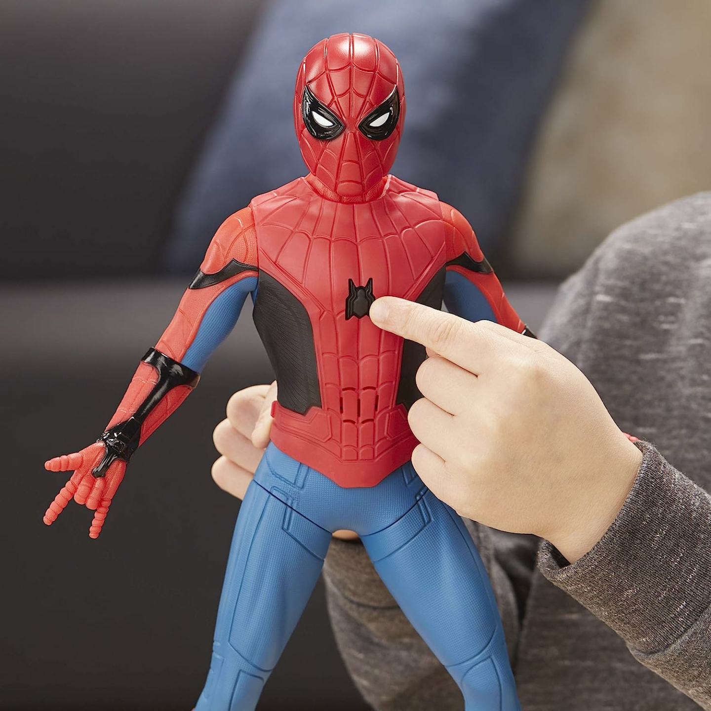 Deluxe Spider-Man Action Figure with Sound FX