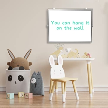 Magnetic Dry Erase Board 16x12in with Stand Markers