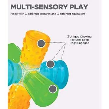 Outward Hound Triple Jack Interactive Dog Toy for Endless Fun