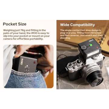 Godox iM30 Mini Flash Camera Flash for Compact Lenses