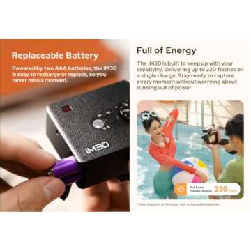 Godox iM30 Mini Flash Camera Flash for Compact Lenses