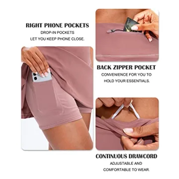 Stylish Soothfeel Women’s Pleated Tennis Skirt with Pockets