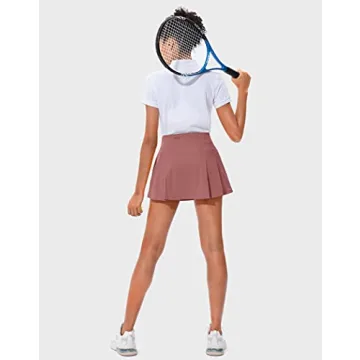 Stylish Soothfeel Women’s Pleated Tennis Skirt with Pockets