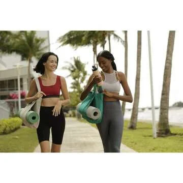 Yoga Pilates Mat Bag - Basic Canvas Tote Carrier