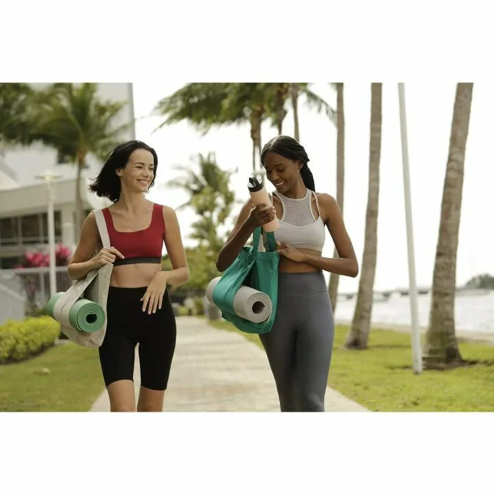 Yoga Pilates Mat Bag - Basic Canvas Tote Carrier