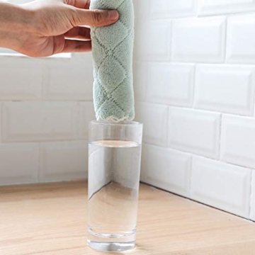 Kimteny 12 Pack Coral Velvet Dish Towels Super Absorbent