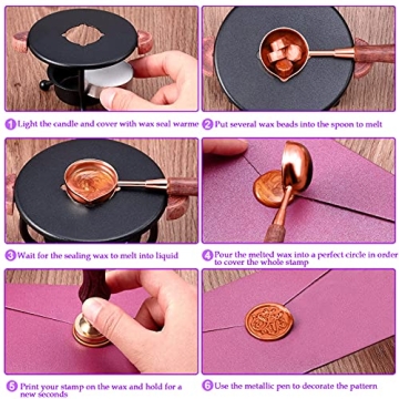 YIPLED Wax Seal Kit - 728 Pcs for Creative Sealing