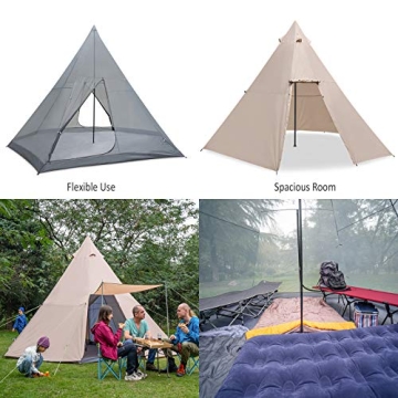 Spacious KAZOO Family Camping Tent for 8 Waterproof Easy Setup