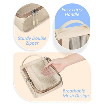 BAGSMART 7-Piece Packing Cubes Set for Travel Organization