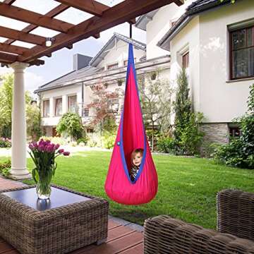 AMAZEYOU Kids Pod Swing - Sensory Hammock Seat for Kids
