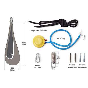 AMAZEYOU Kids Pod Swing - Sensory Hammock Seat for Kids