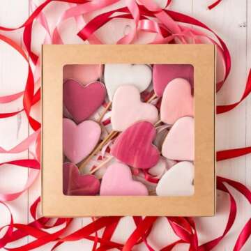 JOB JOL Heart Cookie Cutters 5 PCS, 2'' to 4'', for Valentine's Day