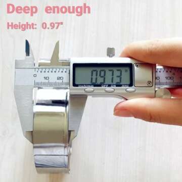 JOB JOL Heart Cookie Cutters 5 PCS, 2'' to 4'', for Valentine's Day