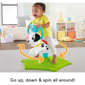 Fisher-Price Bounce and Spin Puppy for Toddlers and Infants