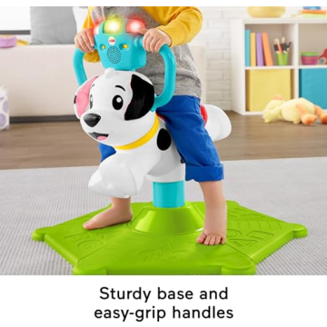 Fisher-Price Bounce and Spin Puppy for Toddlers and Infants