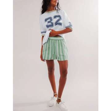 Anoumcy Oversized Graphic Print T-Shirts for Women