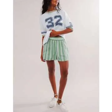 Anoumcy Oversized Graphic Print T-Shirts for Women