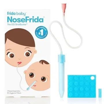 Frida Baby NoseFrida SnotSucker for Baby, Nasal Aspirator for Baby, Nose Sucker Baby Nasal Aspirator...
