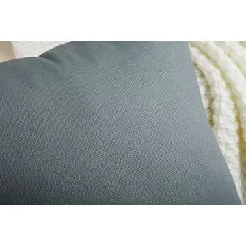 Premium TangDepot Handmade Steel Grey Cotton Pillow Cover