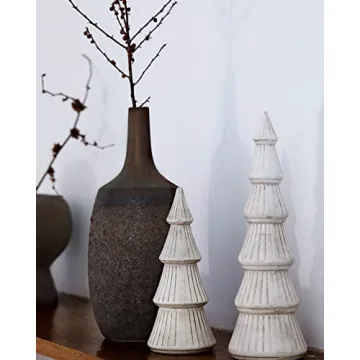 Elegant Wooden Christmas Tree Centerpieces for Decor