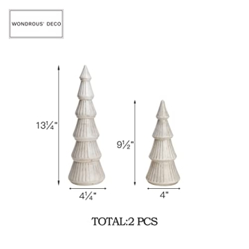 Elegant Wooden Christmas Tree Centerpieces for Decor