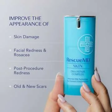 RescueMD DNA Repair Complex 15mL Scar Treatment Serum, Post-Procedure and Skin Damage Solution