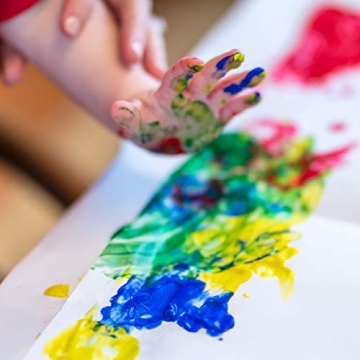 Crayola Washable Finger Paints Set for Kids - Toddler Fun