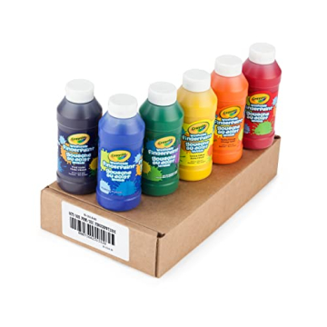 Crayola Washable Finger Paints Set for Kids - Toddler Fun