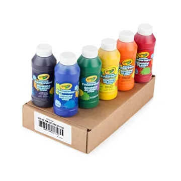 Crayola Washable Finger Paints Set for Kids - Toddler Fun