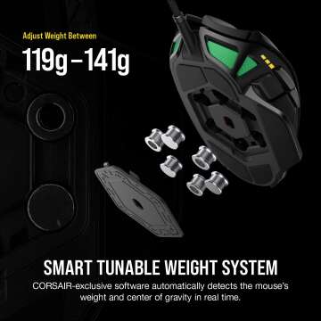 Corsair Nightsword RGB Gaming Mouse with 18000 DPI