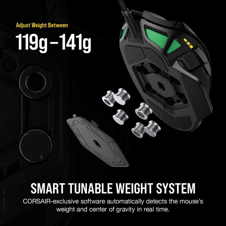 Corsair Nightsword RGB Gaming Mouse with 18000 DPI