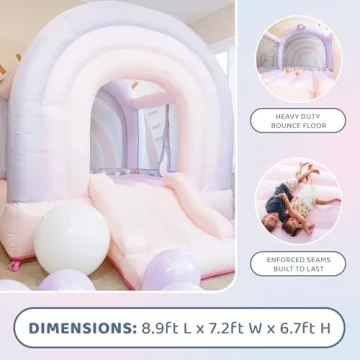 Bounceland Daydreamer Cotton Candy Bounce House | Kids Fun